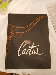 Yearbook 1954 University Of Texas - The Cactus - Austin Texas Vintage - Foto 1 di 13