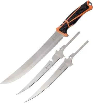 Cuchillo fijo Elk Ridge Trek hoja de acero inoxidable naranja mango sintético - ER-TKFIX004 Foto 1 de 4
