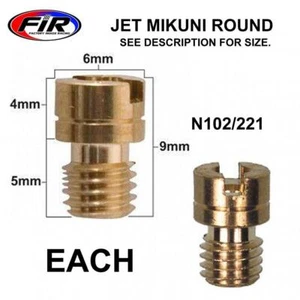 GETTO CARBURATORE ABETE 167,5 MIKUNI N102/221ROUND - Foto 1 di 4