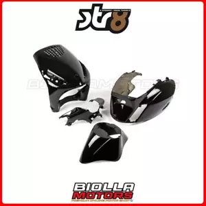 STR-998.20/BK KIT CARENA 4 PEZZI NERO PIAGGIO ZIP 50CC 4T EURO 4 - Foto 1 di 5