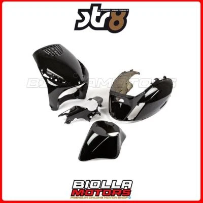 STR8 STR-998.20/BK KIT CARENA 4 PEZZI NERO PIAGGIO ZIP 50CC 4T EURO 4
