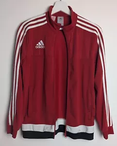 Adidas Red Youth Track Jacket 13-14yrs - Picture 1 of 11