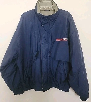 Vintage Ford Motorcraft Racing Bomber Jacket Mens 2XL 70s 80s Winter Coat  - Image 1 of 4