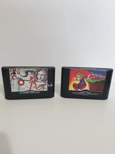 Lemmings + Space Harrier 2 Mega Drive Cartridges - Picture 1 of 4