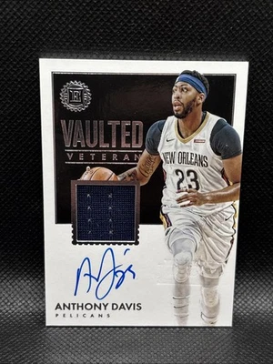 2017 Panini Encased Vault Veteran Material Signatures Anthony Davis automático 1/1 Foto 1 de 3