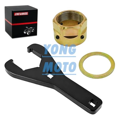 Rear Axle Lock Nut & 46mm Wrench Tool for Yamaha YFZ450R 2009-24 YFZ450X 2010-11 Foto 1 de 4