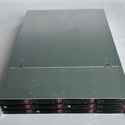 Supermicro H11SSW-NT Server/12X3.5" （2XNVME）BAY/1XEPYC 7302/4X32G 3200MHz/1T M.2 - Image 1 of 2