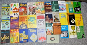 (31) RIESIG! Vintage Pfadfinder Webelow Bär Wolf Pfadfindermeisterhandbuch Buch Posten - Bild 1 von 12