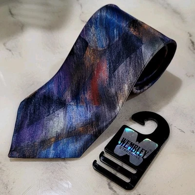 Wembley Starshine Prints Polyester Men's Necktie Abstract Unique 57" - Image 1 of 4