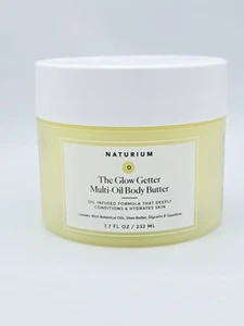 Naturium The Glow Getter crema rassodante al burro corpo multiolio 7,7 oz - Foto 1 di 5