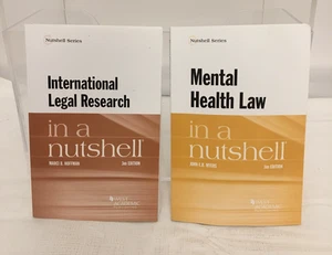 Mental Health Law in a Nutshell + International Legal Research - NEW OTHER *READ - Foto 1 di 16