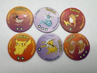 Pokemon Vintage Character POG Tazos POGS - Image 1 of 2