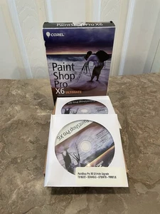 Corel Paint Shop Pro X6 Ultimate Photo Editing Program Software Complete - Picture 1 of 6