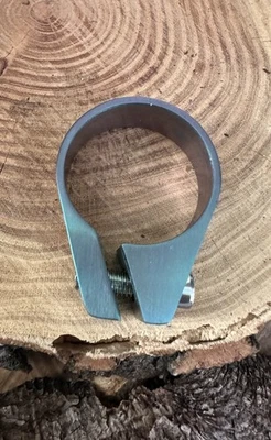 34,9 mm: titanio ~ abrazadera de tija de sillín de bicicleta ~ anodizado personalizado por Ti. Casso anodizado Foto 1 de 4