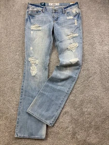 Hollister Low Rise Bootcut Jeans Womens 5R 27x33 Distressed Venice Y2K NEW - Picture 1 of 12