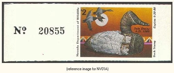 D2K Nevada Duck Stamp 1979 $2.00 w/#tab - Image 1 of 1