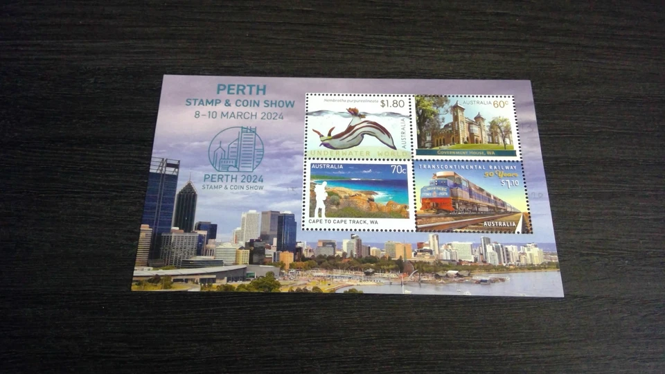 Australia 2024 Perth Stamp & Coin Show (B) in Excellent MNH Condition - Image 1 of 1