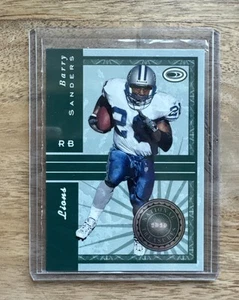 1999 DONRUSS PREFERRED QBC NATIONAL TREASURES BARRY SANDERS #19 /2000 - Picture 1 of 2