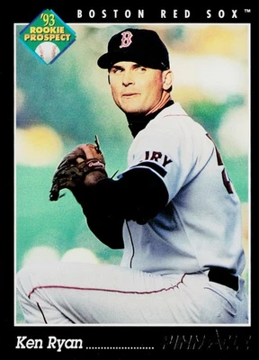 1993 Pinnacle #278 Ken Ryan Boston Red Sox Rookie - Image 1 of 2