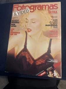 MADONNA FOTOGRAMAS SPANISH MAGAZINE VERY GOOD CONDITION SUPER RARE!! - Picture 1 of 4