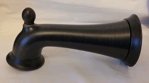 Delta Wannenauslauf 7,5" Bronze mit Ölschliff und ovalem Umlenkknopf defekt LESEN - Bild 1 von 11