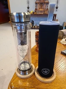 Teabloom  Double-Wall Glass Tumbler for Hot & Cold Beverages - Picture 1 of 6