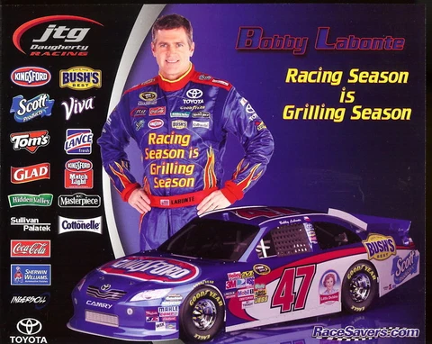 2011 BOBBY LABONTE KINSFORD #47 SPRINT CUP POSTCARD Cover