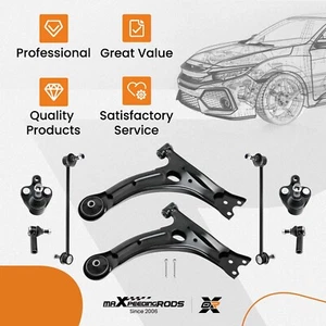 8x Front Lower Control Arms Ball Joint for Toyota Matrix Pontiac Vibe 2003-2008 - Picture 1 of 8