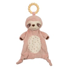 Baby PINK SLOTH Plush TEETHER Stuffed Animal - by Douglas Cuddle Toys - #6384