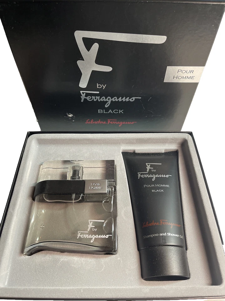 SALVATORE FERRAGAMO 黑色男式 FRAGRANCE Pour Homee 2 件套新品 — 第 1/4 张图片