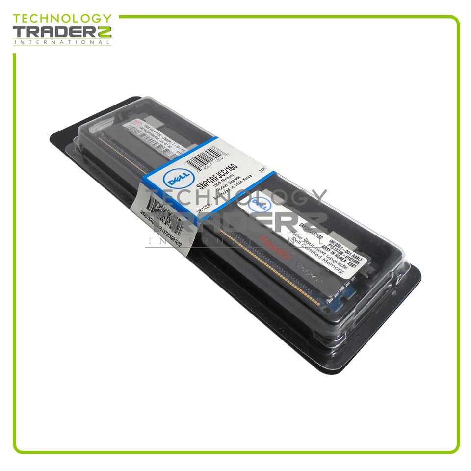 SNPGRFJCC/16G Dell 16GB PC3-8500 DDR3-1066MHz ECC 2Rx4 Memory **Factory Sealed** - Image 1 of 1