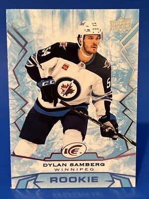 2022-23 Upper Deck Ice Dylan Samberg Rookie Card Winnipeg Jets RC - Image 1 of 2