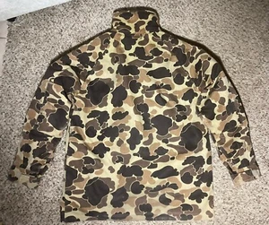 Vtg Columbia Gore-Tex Camouflage Duck Hunting L Double Jackets Camo 3 in 1 Coat - Picture 1 of 12