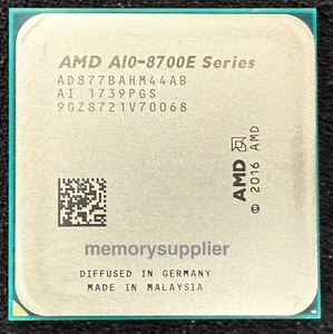 AD877BAHM44AB AMD PRO A10-8770E Quad-Core 2.8GHz 2MB L2 Cache Socket AM4 CPU - Picture 1 of 2
