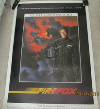 FIREFOX ORIGINAL 40x60 ROLLED MINT HEAVY STOCK MOVIE POSTER CLINT EASTWOOD 1982