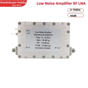 HXLNA-6-18-G40P23S 6-18GHz 40dB Amplifier RF LNA with SMA Female Connector - Picture 1 of 2