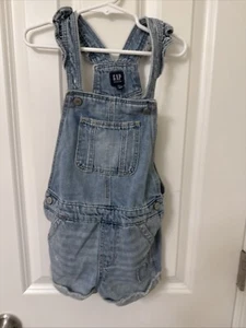 Gap Kids Denim Girls Overalls Size 5 - Picture 1 of 2