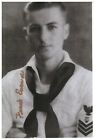 Frank Emond Uss Pennsylvania Pearl Harbor Attack Survivor  Rare Signed Photo