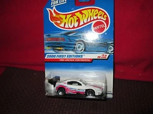 hot wheels ERROR 64 lincoln card w/ sweettart pikes peak celica sealed factory - Picture 1 of 5