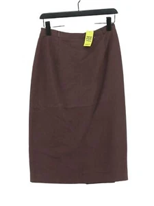 Long Tall Sally - LTS Women's Midi Skirt UK 12 Brown Lyocell Modal - Picture 1 of 5