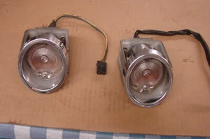 1965 CUTLASS 442 FRONT BUMPER TURN SIGNAL PARK LAMP LIGHTS OLDSMOBILE F85 LAMPS - Picture 1 of 6