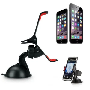 windshield Long Mount Phone Car Holder for GPS Samsung Galaxy S6 S7 S8 S9 S10 - Picture 1 of 12