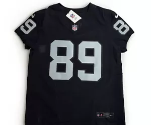 Grande maglia 44 Brock Bowers Vapor FUSE Elite nera Las Vegas Raiders autentica - Foto 1 di 10