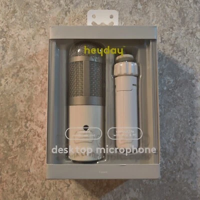 Heyday Desktop Cardioid Condenser Microphone - NWT Compatible W/ Mac + PC - Image 1 of 4
