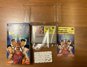 Nintendo Slam Dunk SD Heat Up Super Famicom SNES SFC [USED] from Japan - Picture 1 of 10