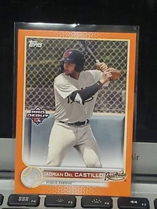 ADRIAN DEL CASTILLO ROOKIE #23/25 2022 Pro Debut Orange - Picture 1 of 2