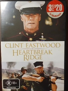 Heartbreak Ridge (DVD, 1986) Clint Eastwood, Marsha Mason Region 4 FREE POST - Picture 1 of 4
