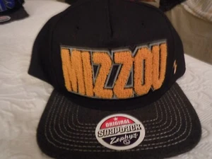 Missouri Tigers "MIZZOU" Kappe offizielle NCAA brandneu mit Etikett Druckknopflasche - Bild 1 von 4