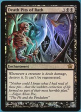 Death Pits of Rath FOIL 8th Edition PLD Black Rare CARD (246293) ABUGames