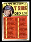 1969 Topps Baseball #582 7th Series Checklist (589-664) NM/MT *e2